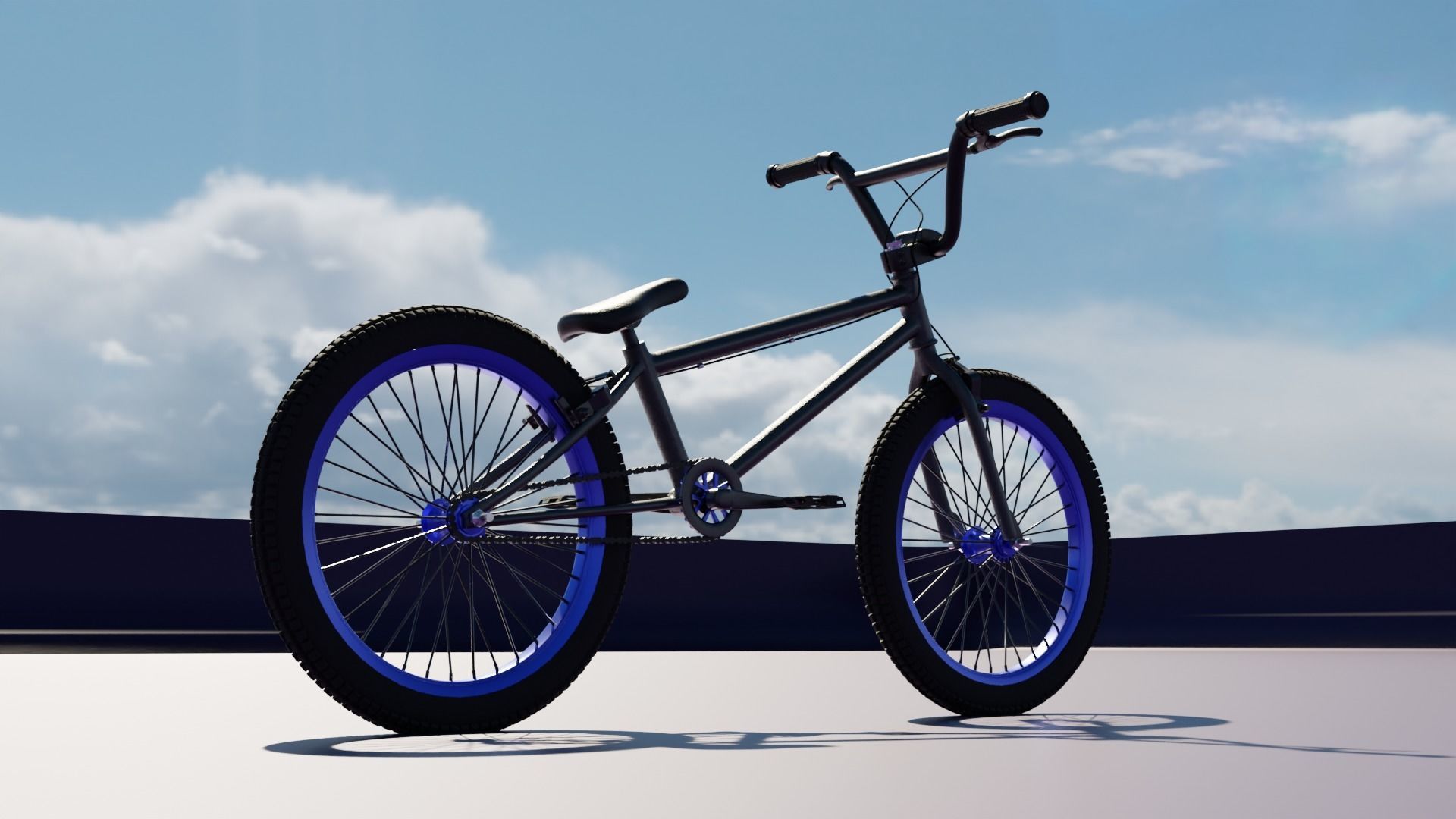 BMX Bicycle 3D model_4