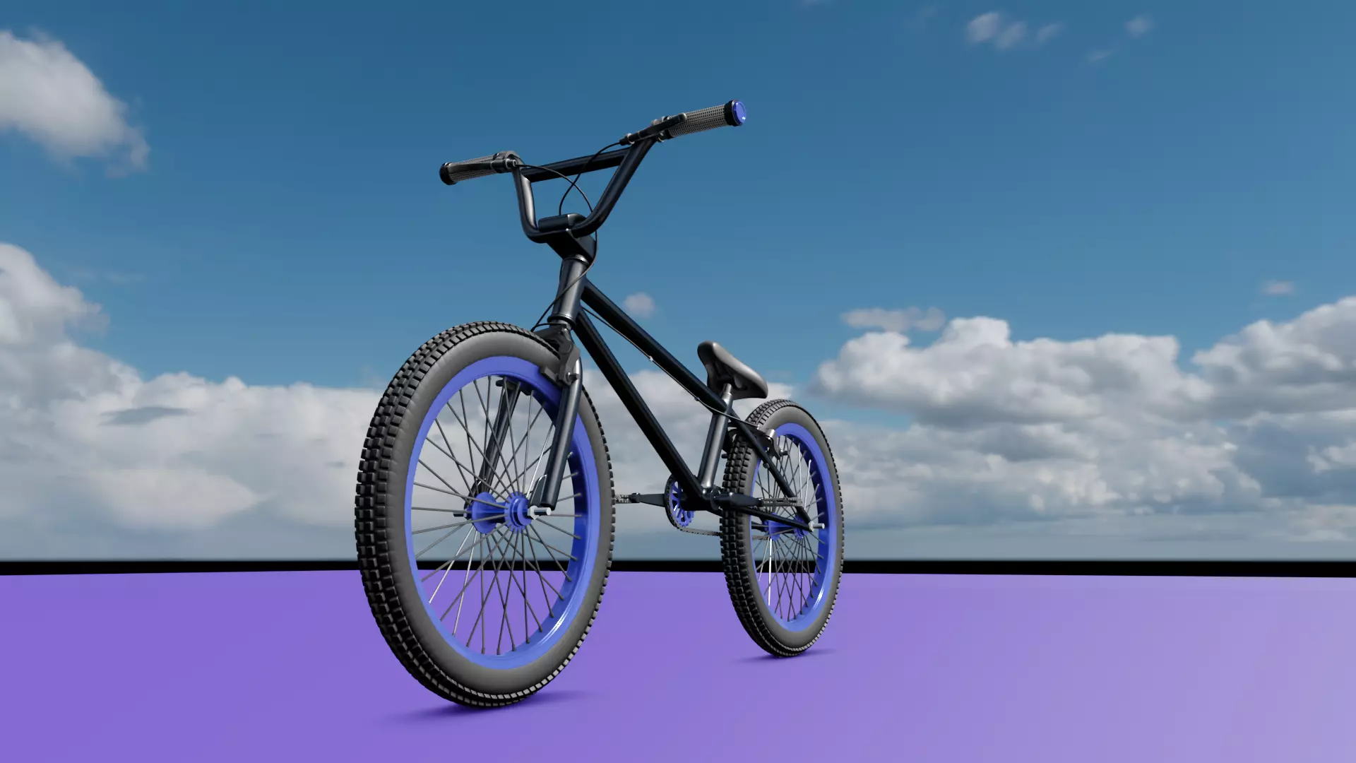 BMX Bicycle 3D model_0
