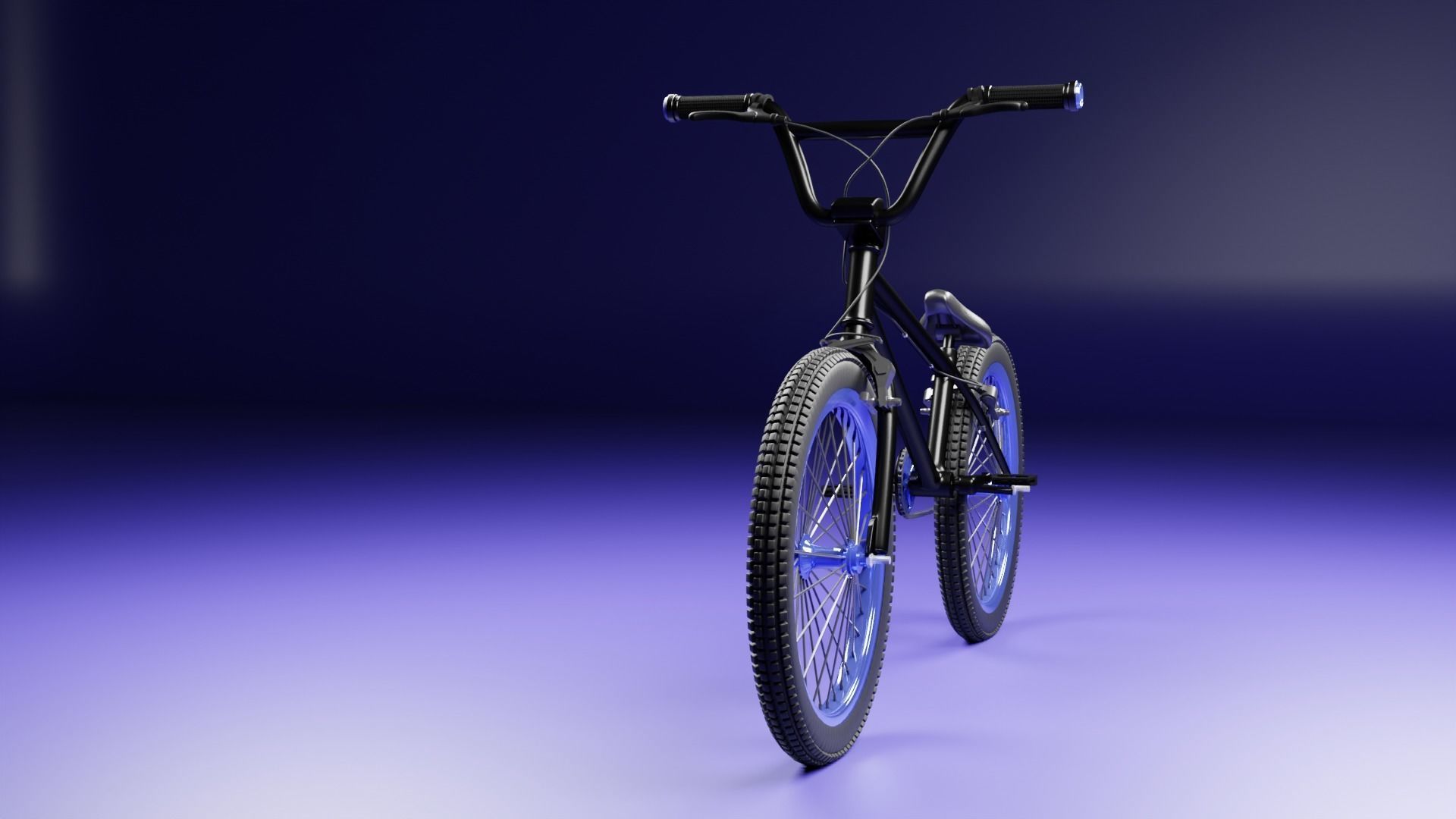 BMX Bicycle 3D model_3