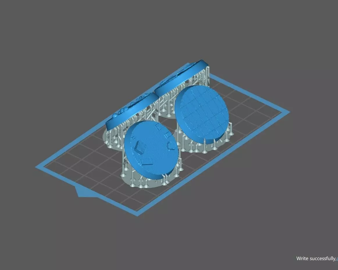 32 mm wargame base 3D print model_0