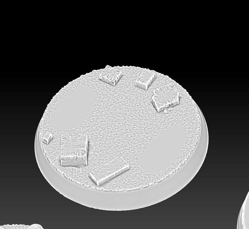 32 mm wargame base 3D print model_3