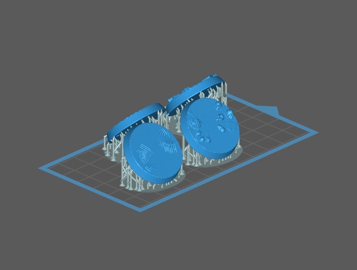 32 mm wargame base 3D print model_1