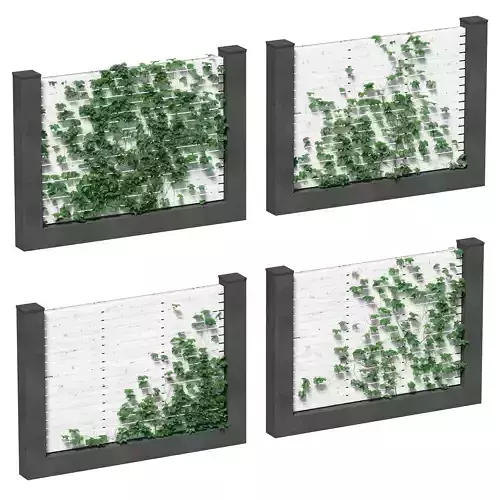 Fence hops - 4 models 3D model