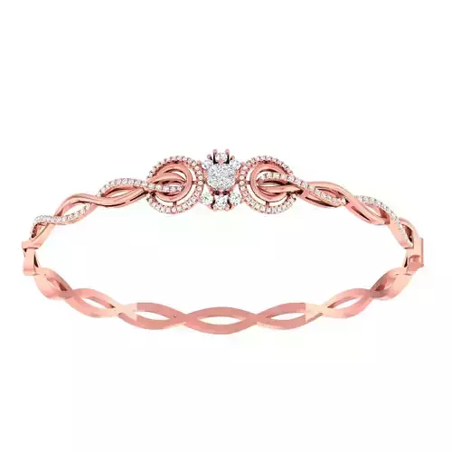 High Jewelry Diamond Bracelet 3dm stl 1-render detail