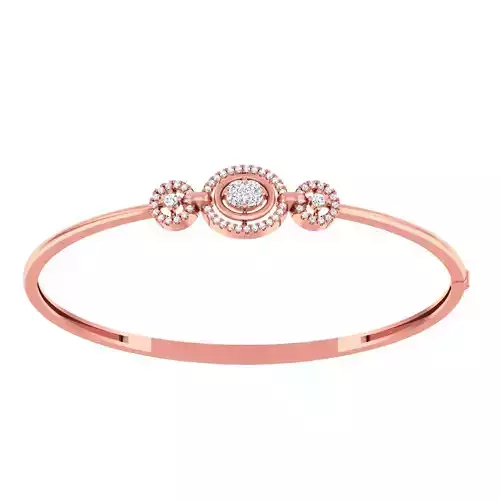 High Jewelry Diamond Bracelet 3dm stl 1-render detail