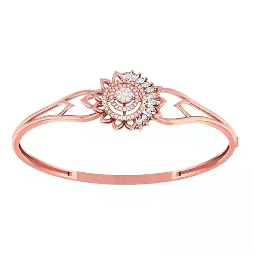 High Jewelry Diamond Bracelet 3dm stl 1-render detail