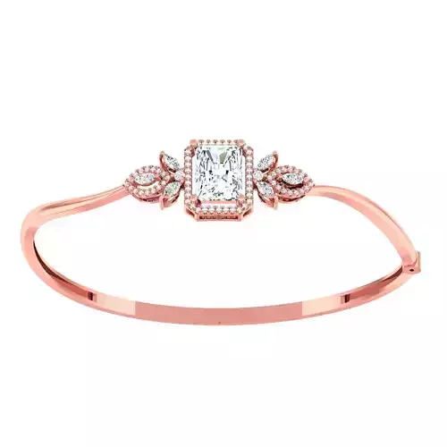 High Jewelry Diamond Bracelet 3dm stl 1-render detail