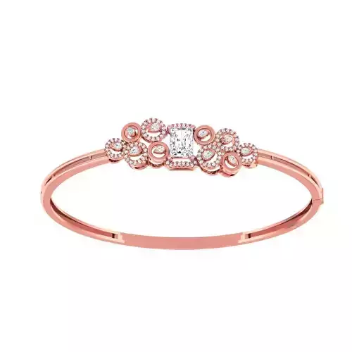 High Jewelry Diamond Bracelet 3dm stl 1-render detail