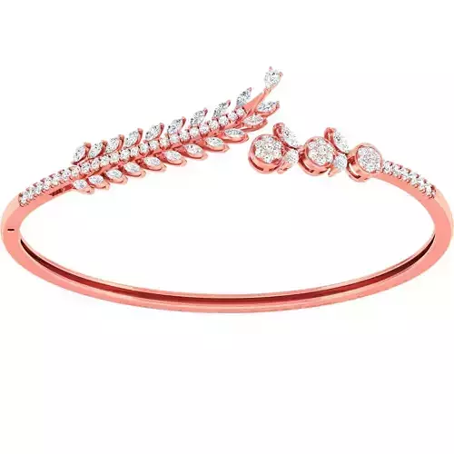 High Jewelry Diamond Bracelet 3dm stl 1-render detail