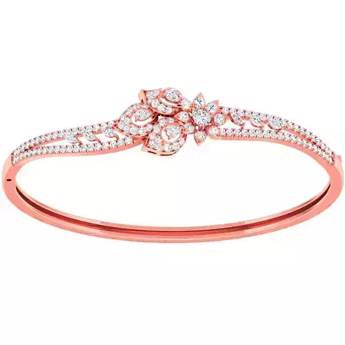 High Jewelry Diamond Bracelet 3dm stl 1-render detail