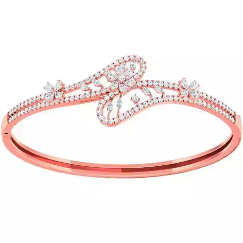 High Jewelry Diamond Bracelet 3dm stl 1-render detail