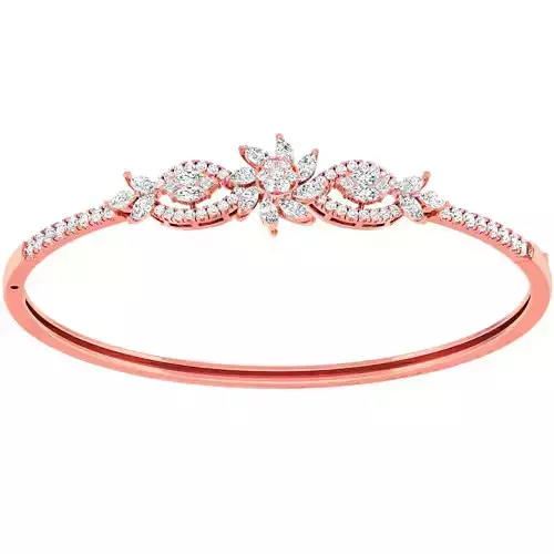 High Jewelry Diamond Bracelet 3dm stl 1-render detail