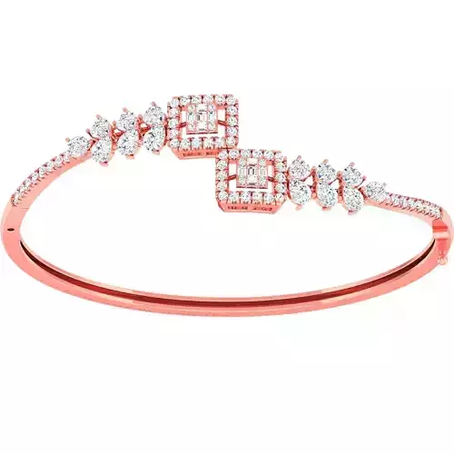 High Jewelry Diamond Bracelet 3dm stl 1-render detail