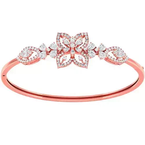 High Jewelry Diamond Bracelet 3dm stl 1-render detail