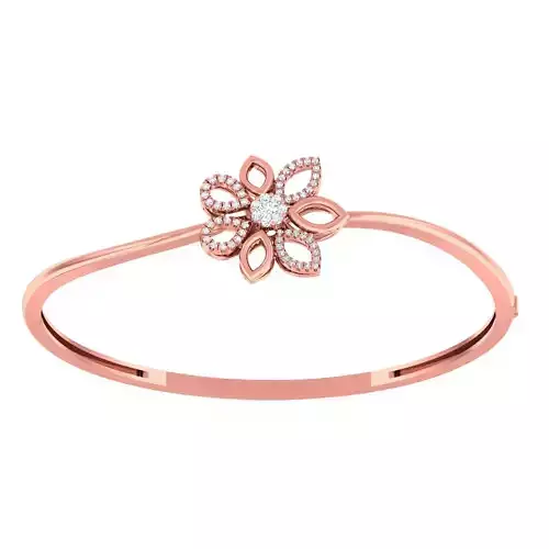 High Jewelry Diamond Bracelet 3dm stl 1-render detail