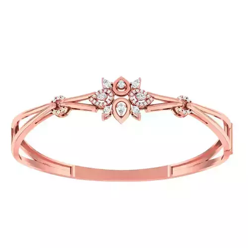 High Jewelry Diamond Bracelet 3dm stl 1-render detail