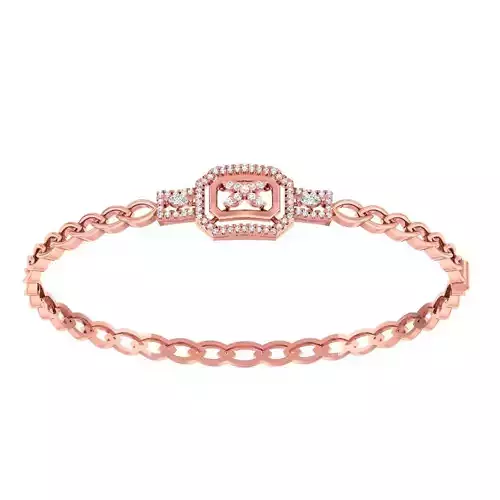 High Jewelry Diamond Bracelet 3dm stl 1-render detail