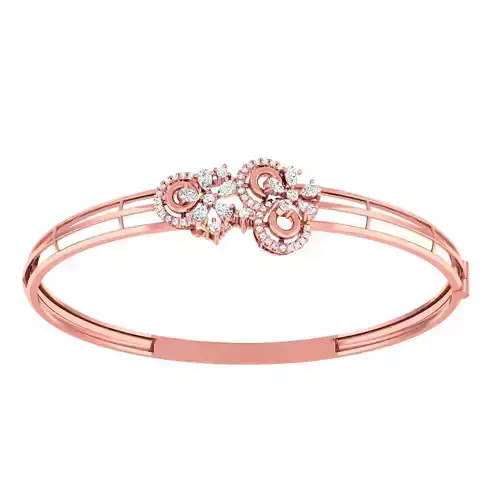 High Jewelry Diamond Bracelet 3dm stl 1-render detail