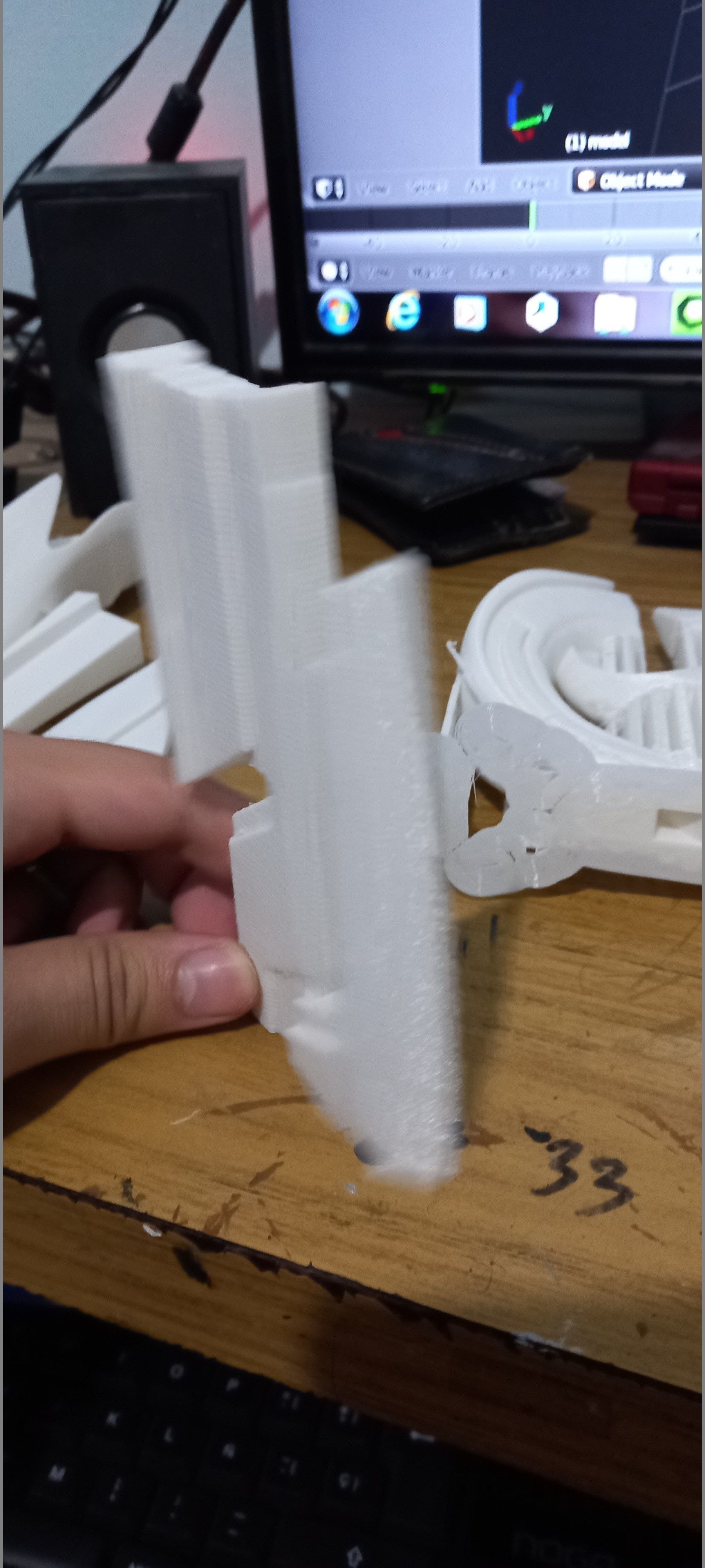 Genshin Impact Bow Thundering Pulse 3D print model_8