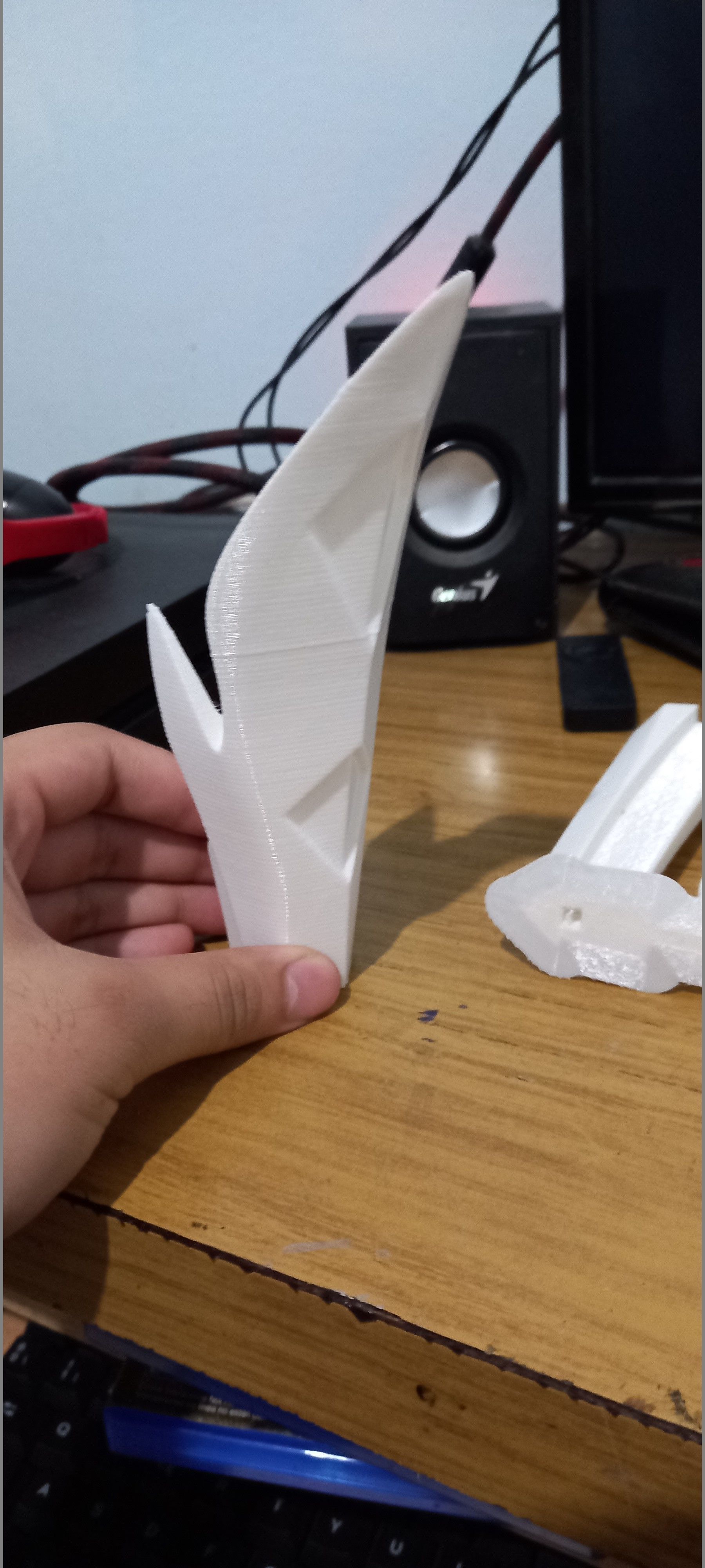 Genshin Impact Bow Thundering Pulse 3D print model_1