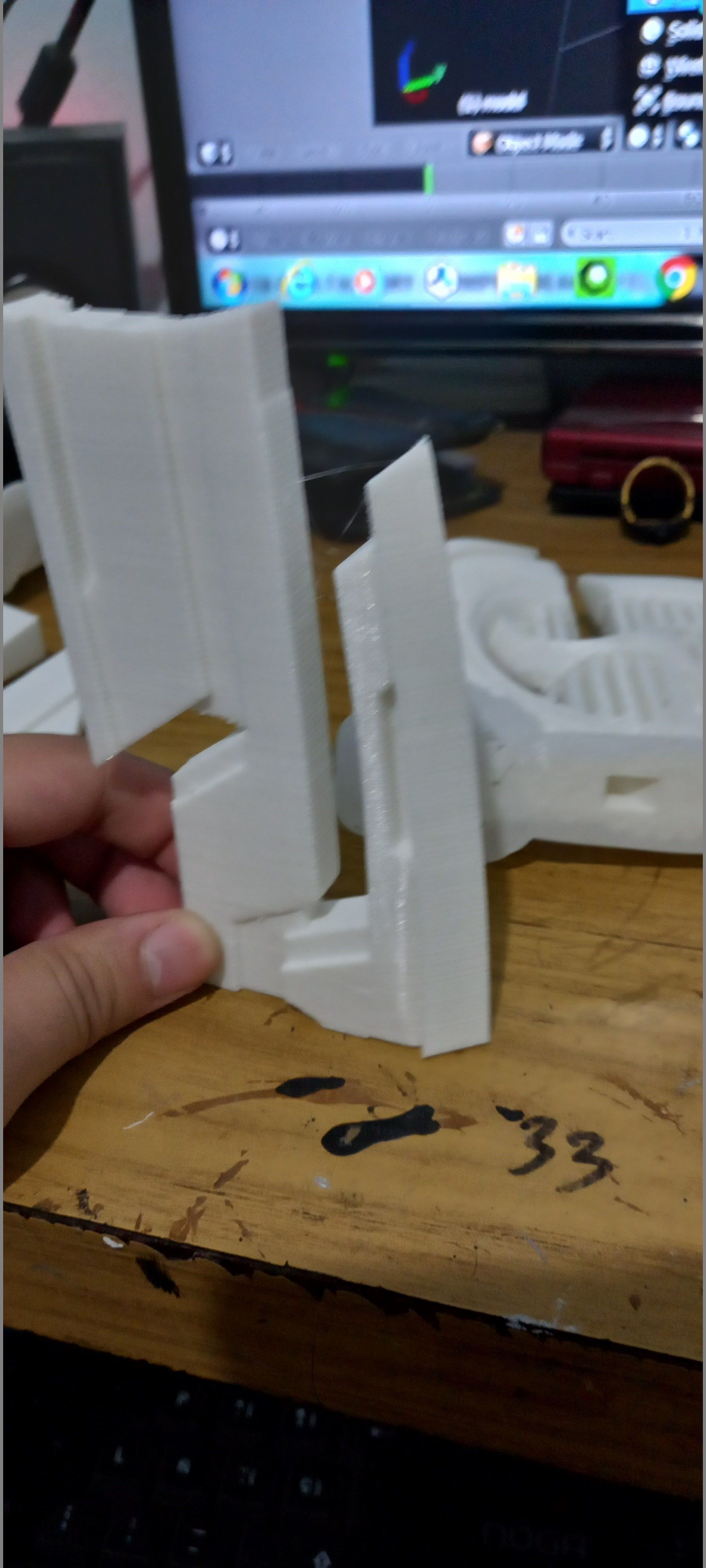 Genshin Impact Bow Thundering Pulse 3D print model_7