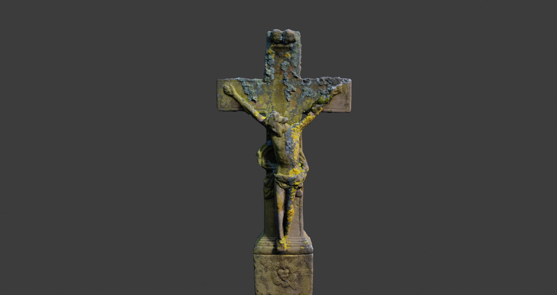 PBR Way Cross Big photoscan Processed 3D Model Low-poly 3D model_6