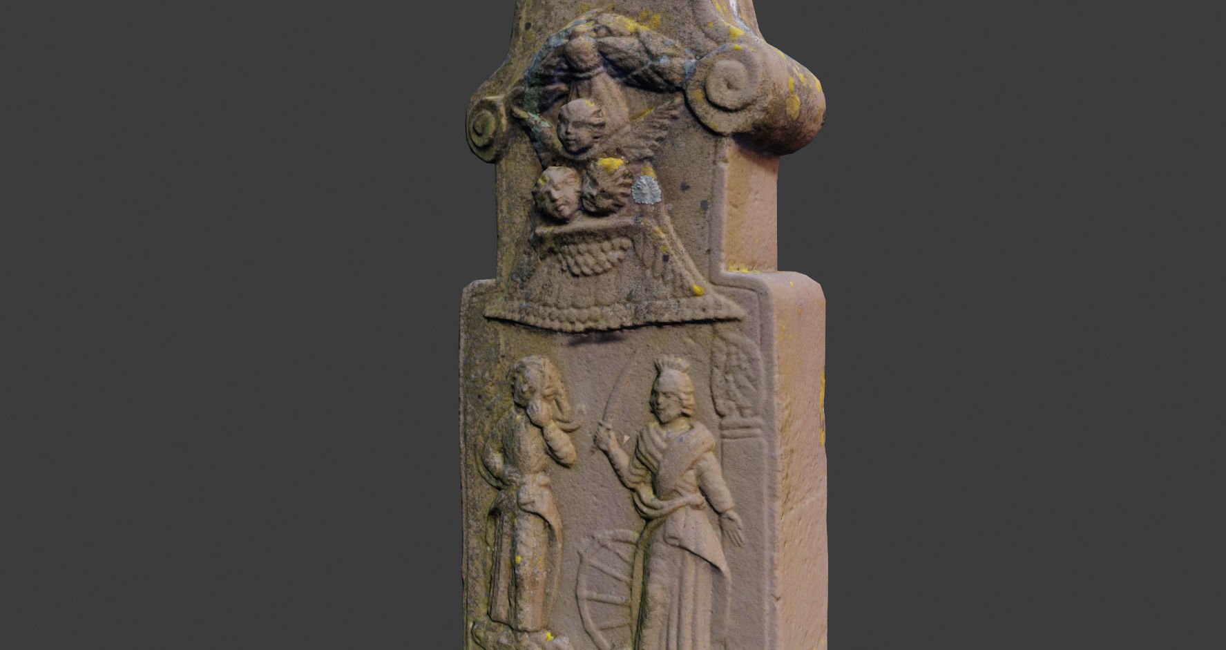 PBR Way Cross Big photoscan Processed 3D Model Low-poly 3D model_14