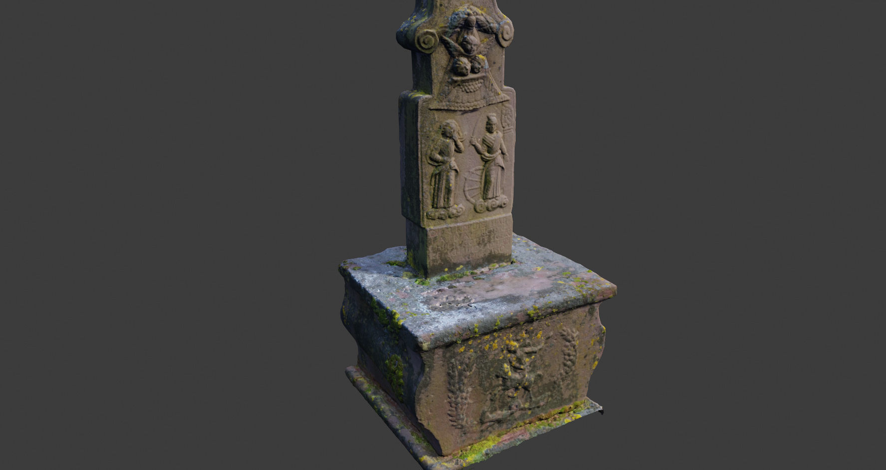 PBR Way Cross Big photoscan Processed 3D Model Low-poly 3D model_15