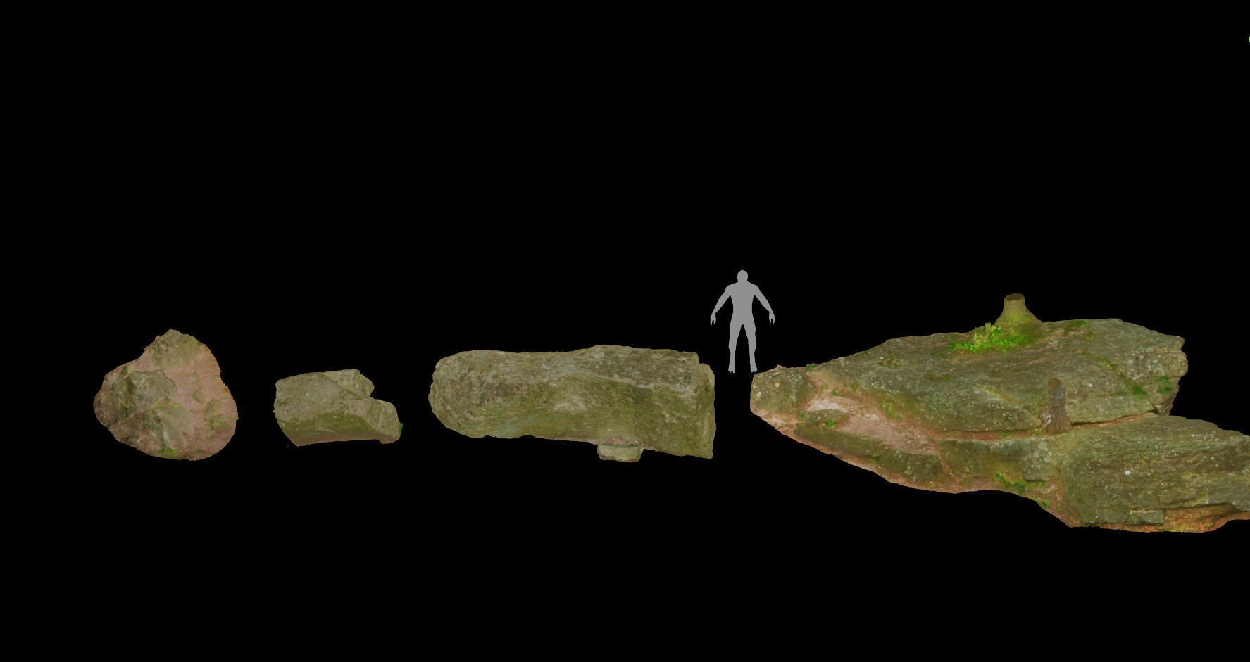 Stone Rocks - PBR Pack Low-poly 3D model Low-poly 3D model_6