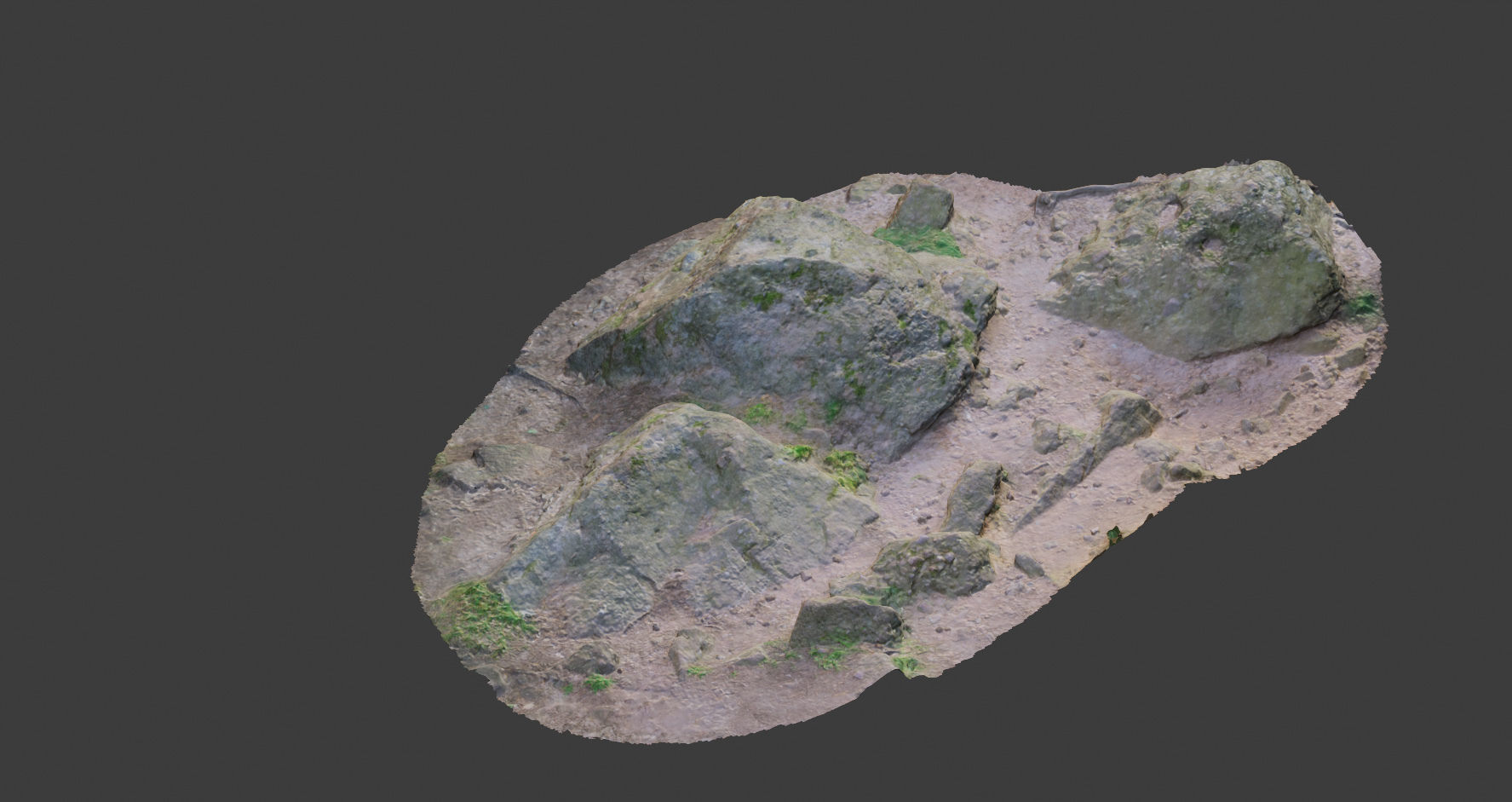 Stone Rocks - PBR Pack Low-poly 3D model Low-poly 3D model_3