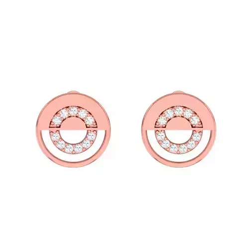 Minimalist Italian Light wt women earrings 3dm stl 1- render
