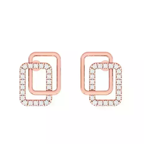 Minimalist Italian Light wt women earrings 3dm stl 1- render