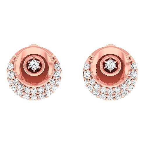 Minimalist Italian Light wt women earrings 3dm stl 1- render 3D print model