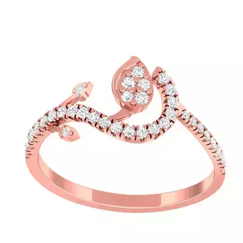 Light Weight Cocktail Ring 3dm stl 1-render detail