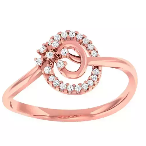 Light Weight Cocktail Ring 3dm stl 1-render detail