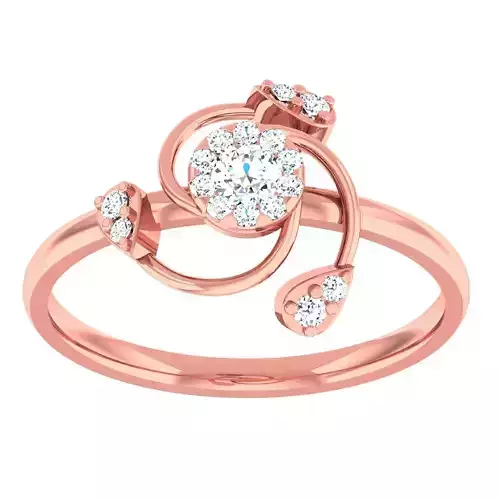 Light Weight Cocktail Ring 3dm stl 1-render detail