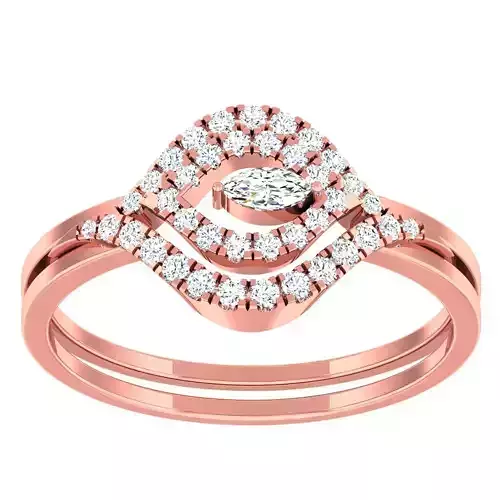 Light Weight Cocktail Ring 3dm stl 1-render detail