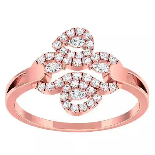 Minimalist Light wt women ring 3dm stl 1- render 
