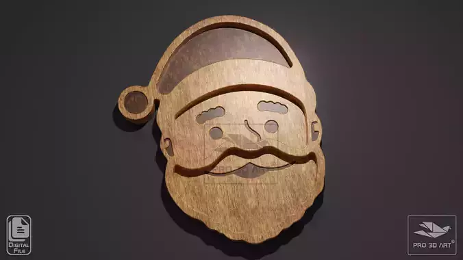 Santa Claus - CNC Files for Wood
