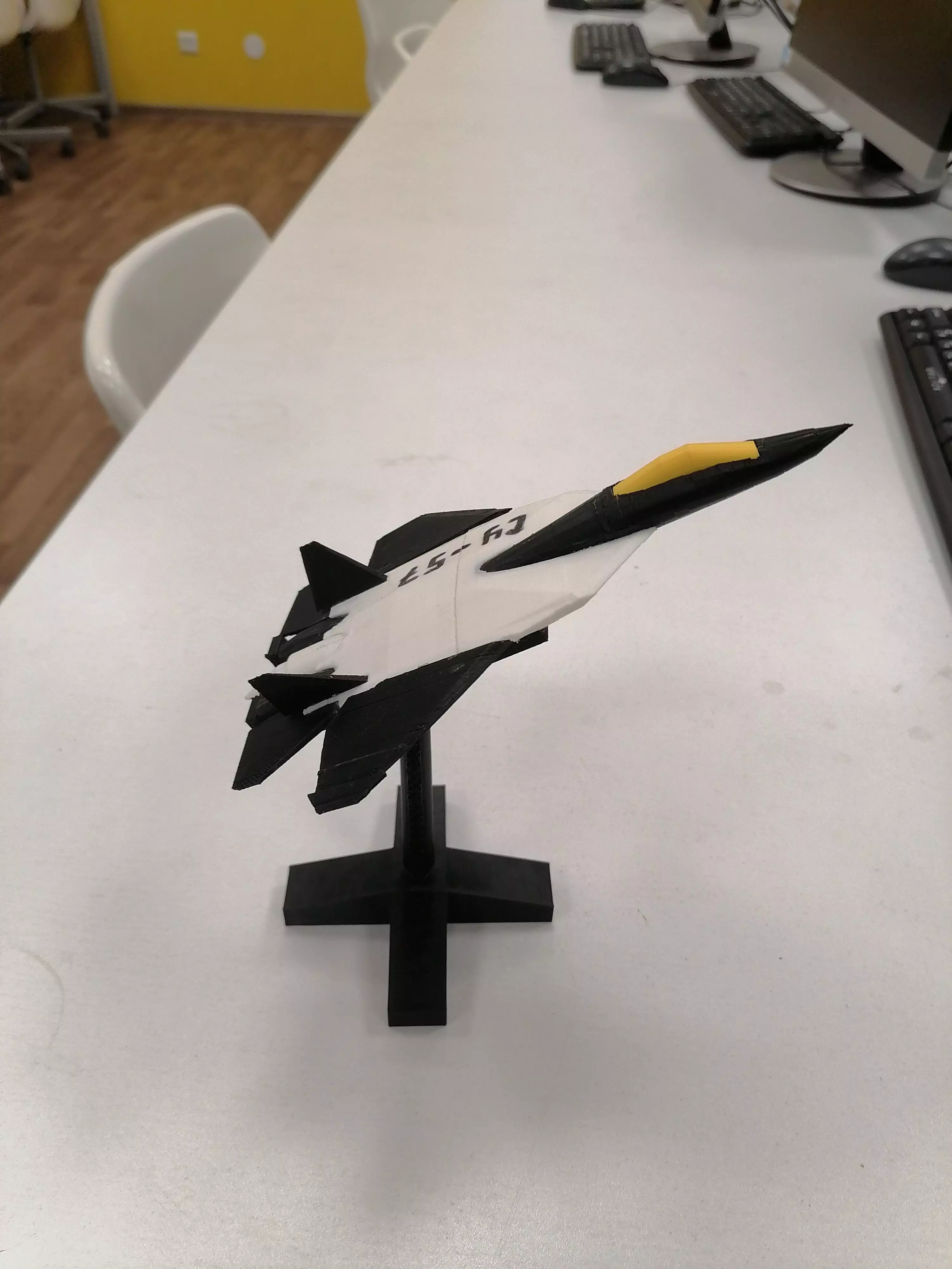 Russian fighter aircraft Sukhoi Su-57 Free 3D print model_0