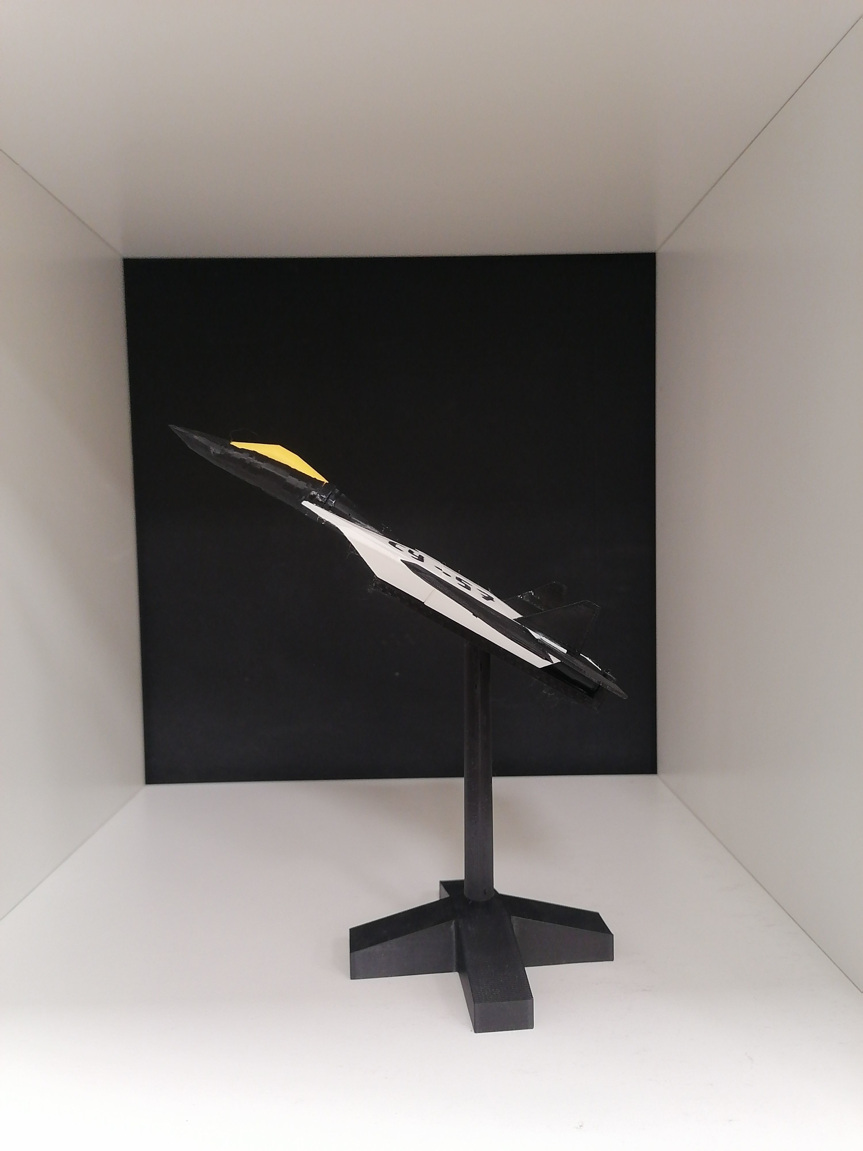 Russian fighter aircraft Sukhoi Su-57 Free 3D print model_3