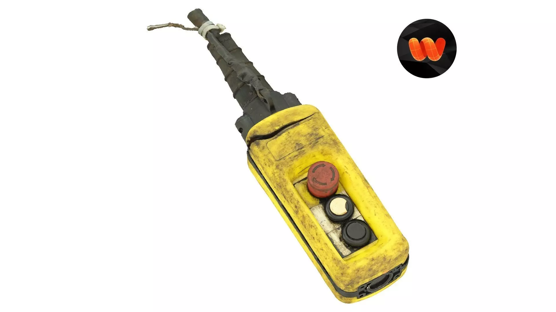 Winch Remote Control Raw Scanned 3D model