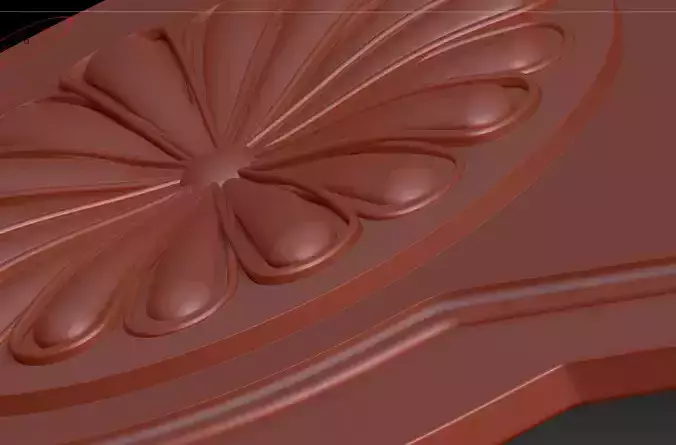 3d STL OBJ models for CNC Carved element 3D print model