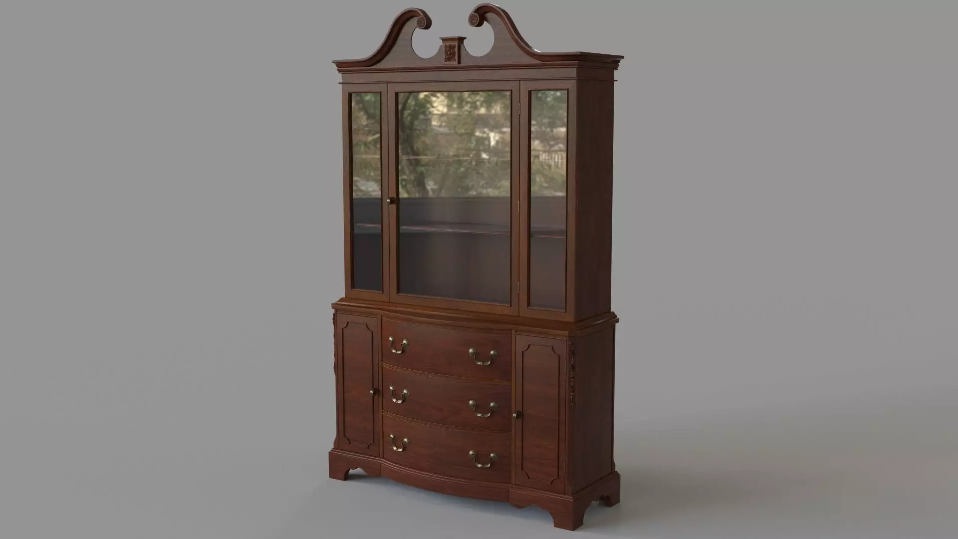 Antique Hutch 3D model