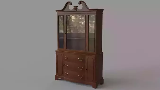 Antique Hutch 3D model