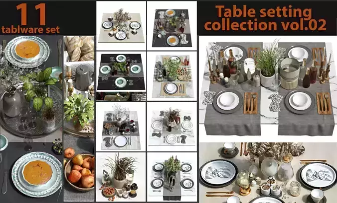 table setting collection vol 02