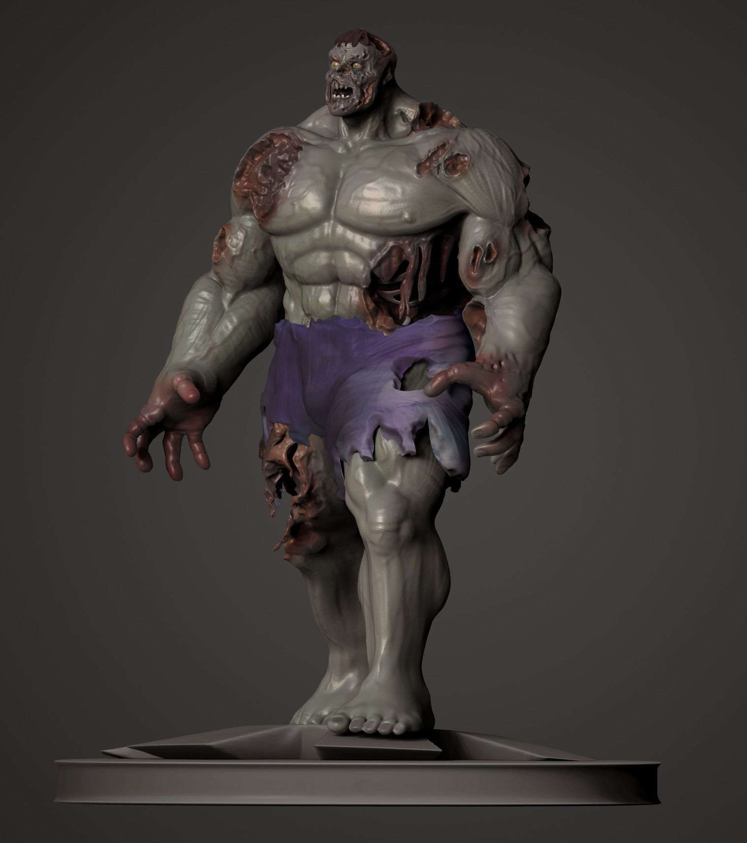 HULK ZUMBI 3D print model_3