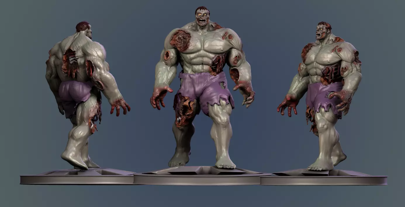 HULK ZUMBI 3D print model_0