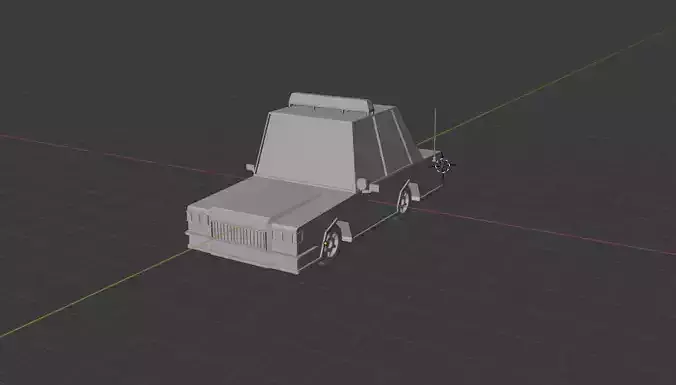 Low Poly Police car 