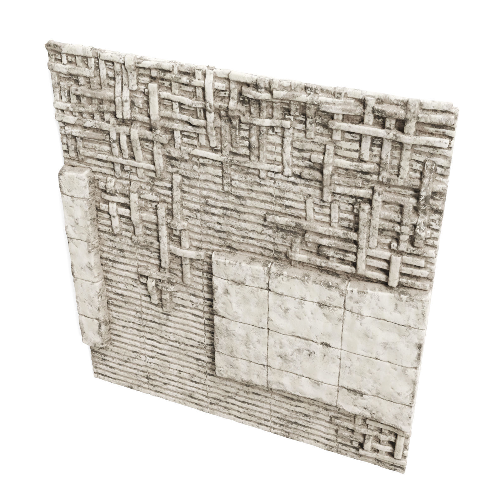 Peter Lane wallmounte ceramic panel 3D model_2